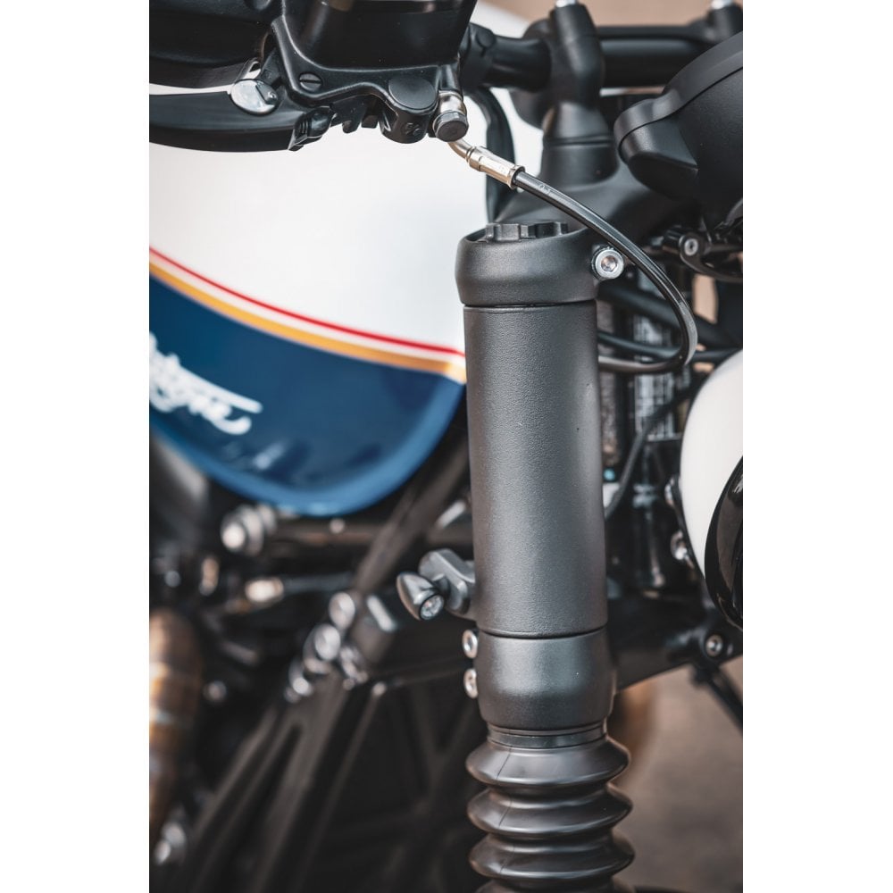 Fork cover with turn signal holder