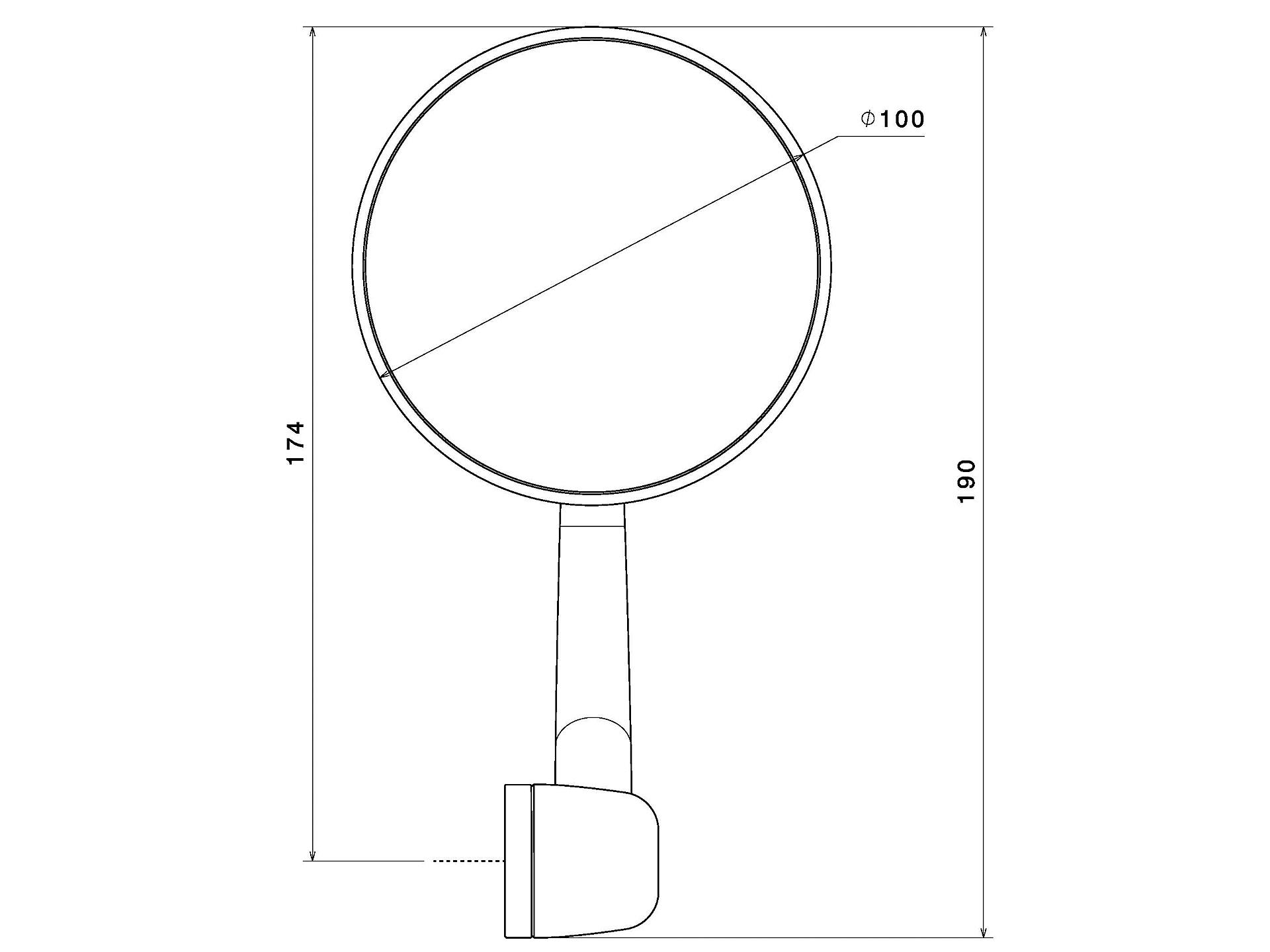 Rizoma Spirit RS Spiegel R9T