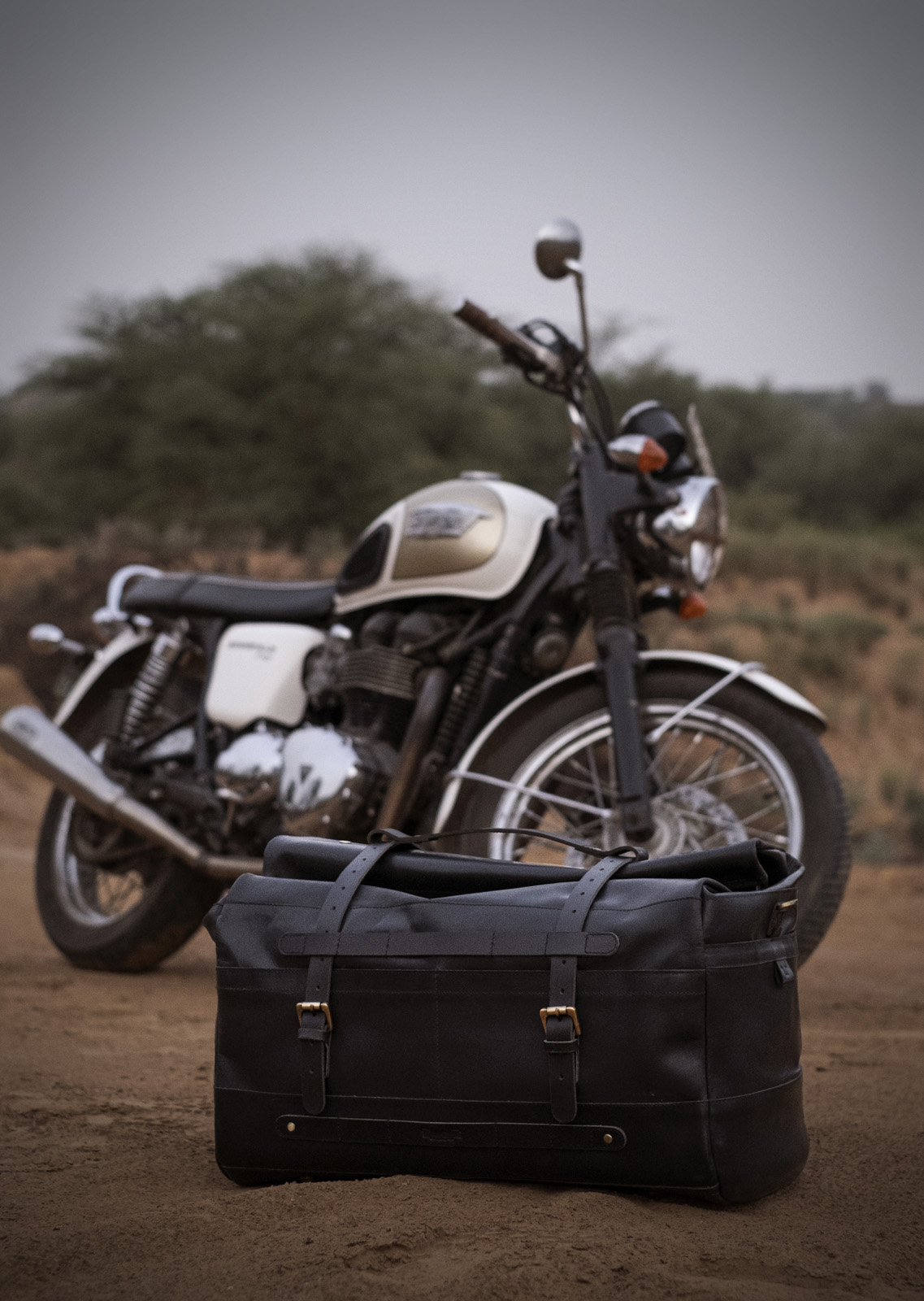 Outlaw Leather Duffel Bag