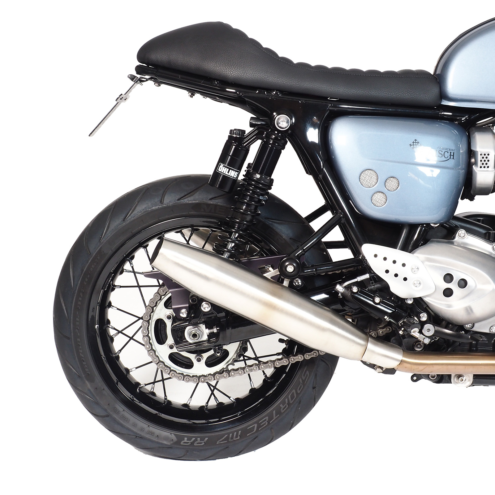 Scarico Remus in acciaio inox Thruxton