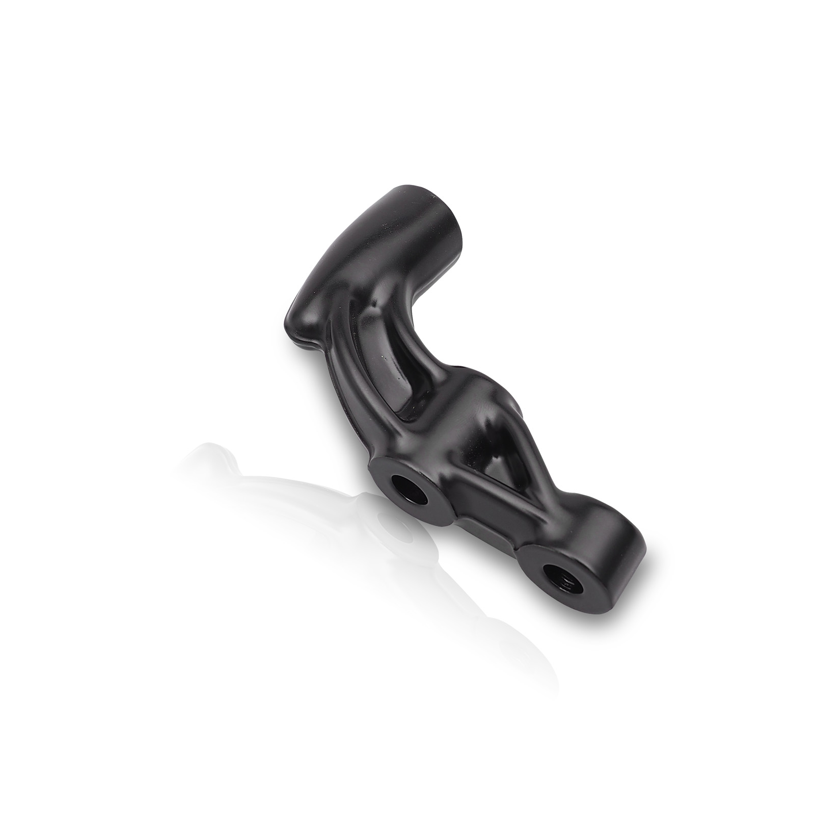 Steering damper bracket black coating