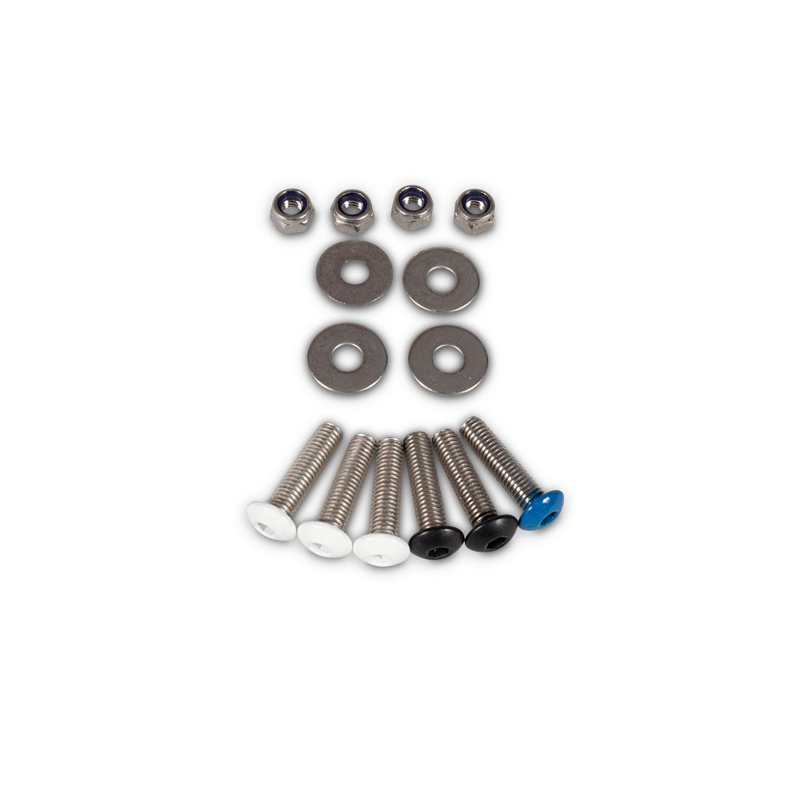 License plate screw set