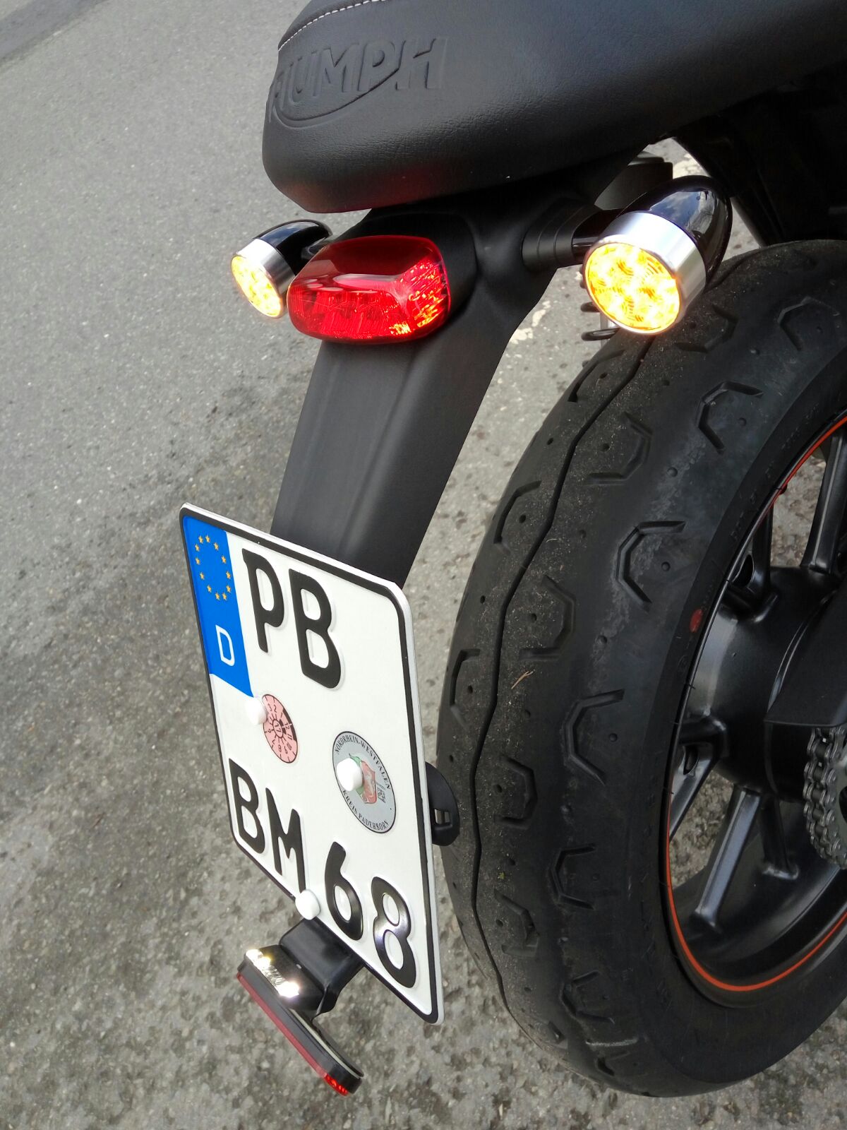 Triumph Bullet LED turn signals