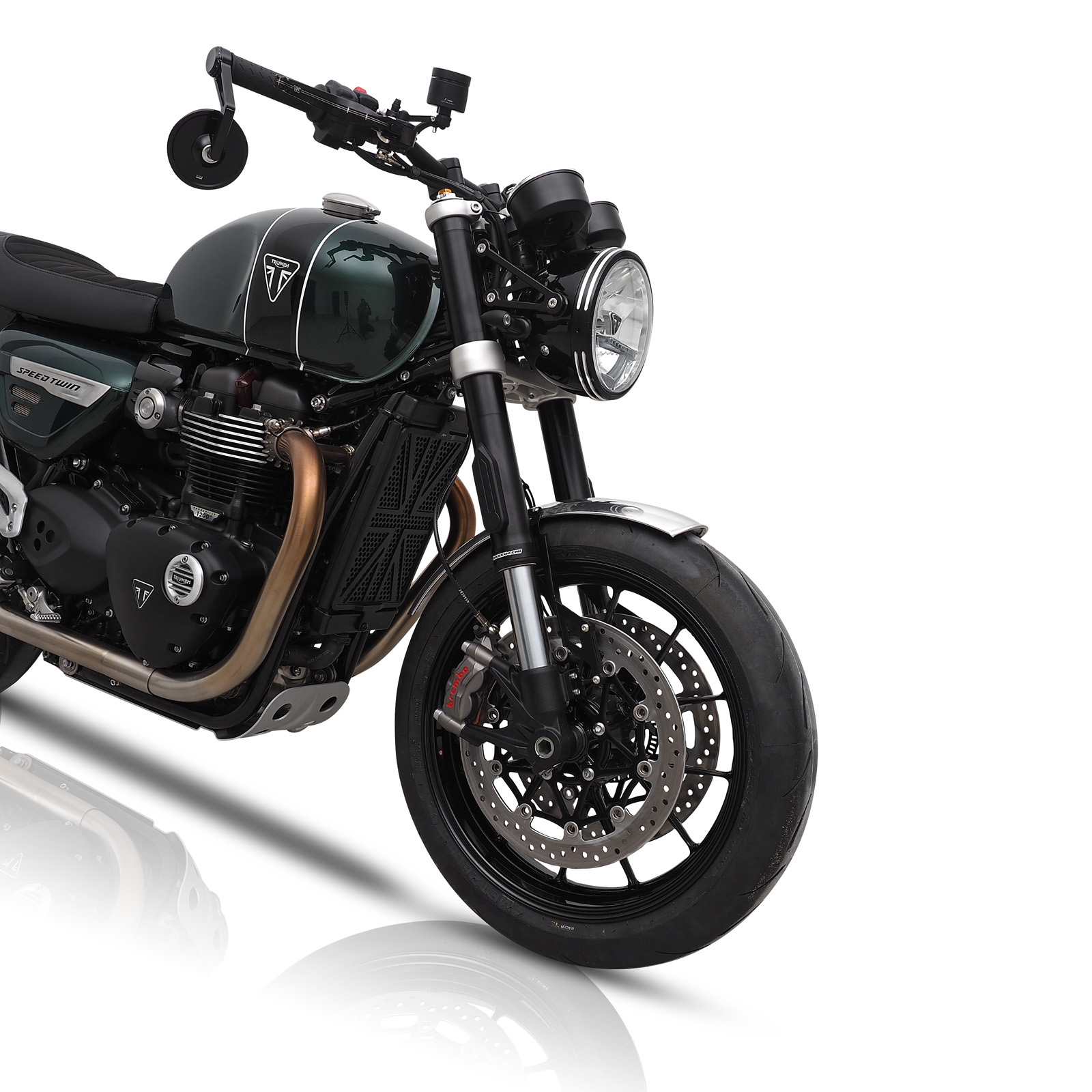 Speed Twin EU5 Cafe Racer aile avant en aluminium