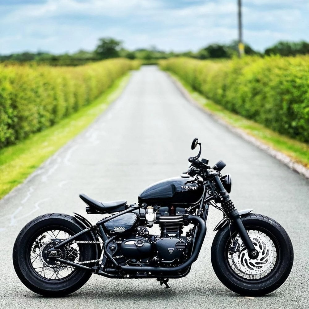 Short Slash Cut Exhaust - Bobber / SpeedM