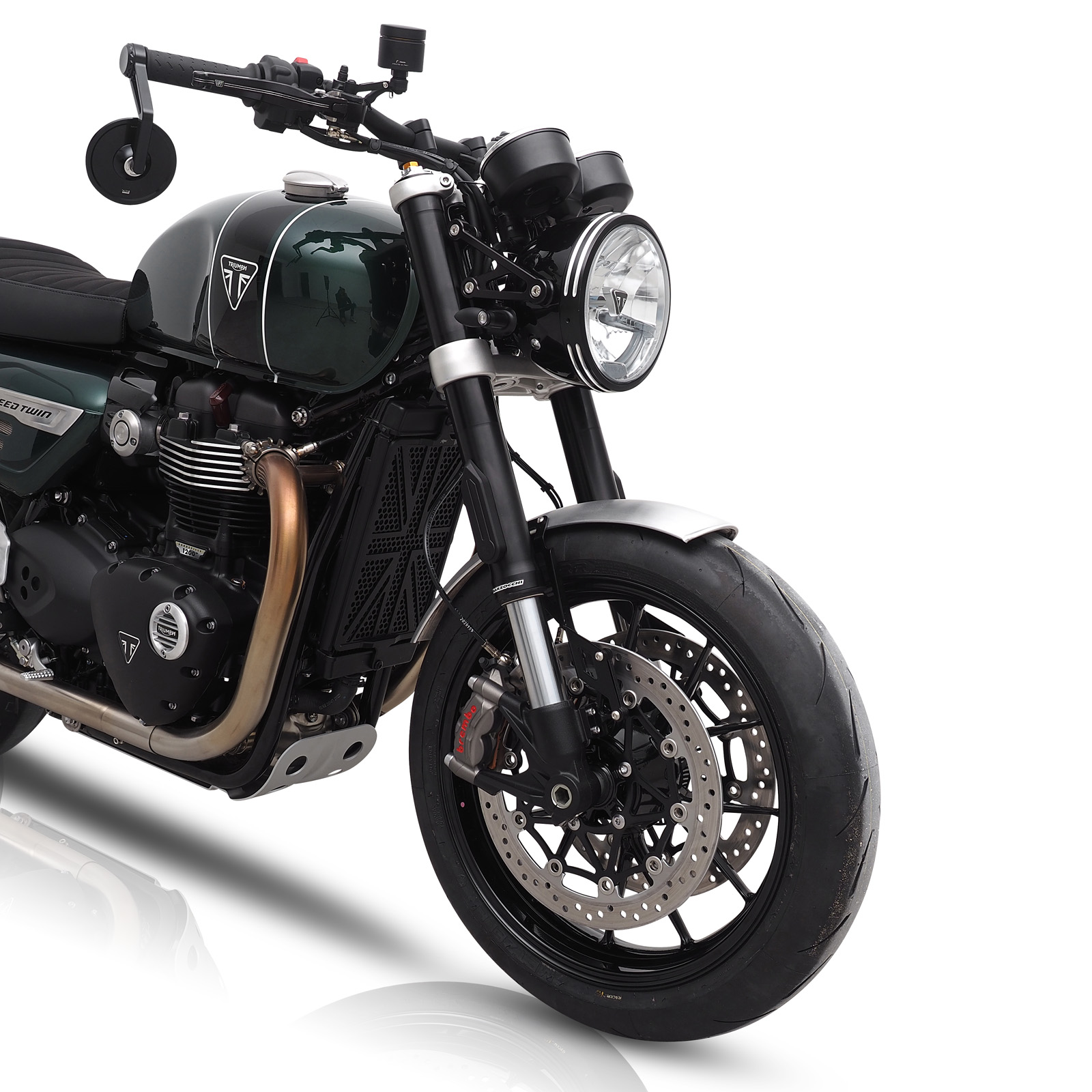 Speed Twin EU5 Cafe Racer aile avant en aluminium