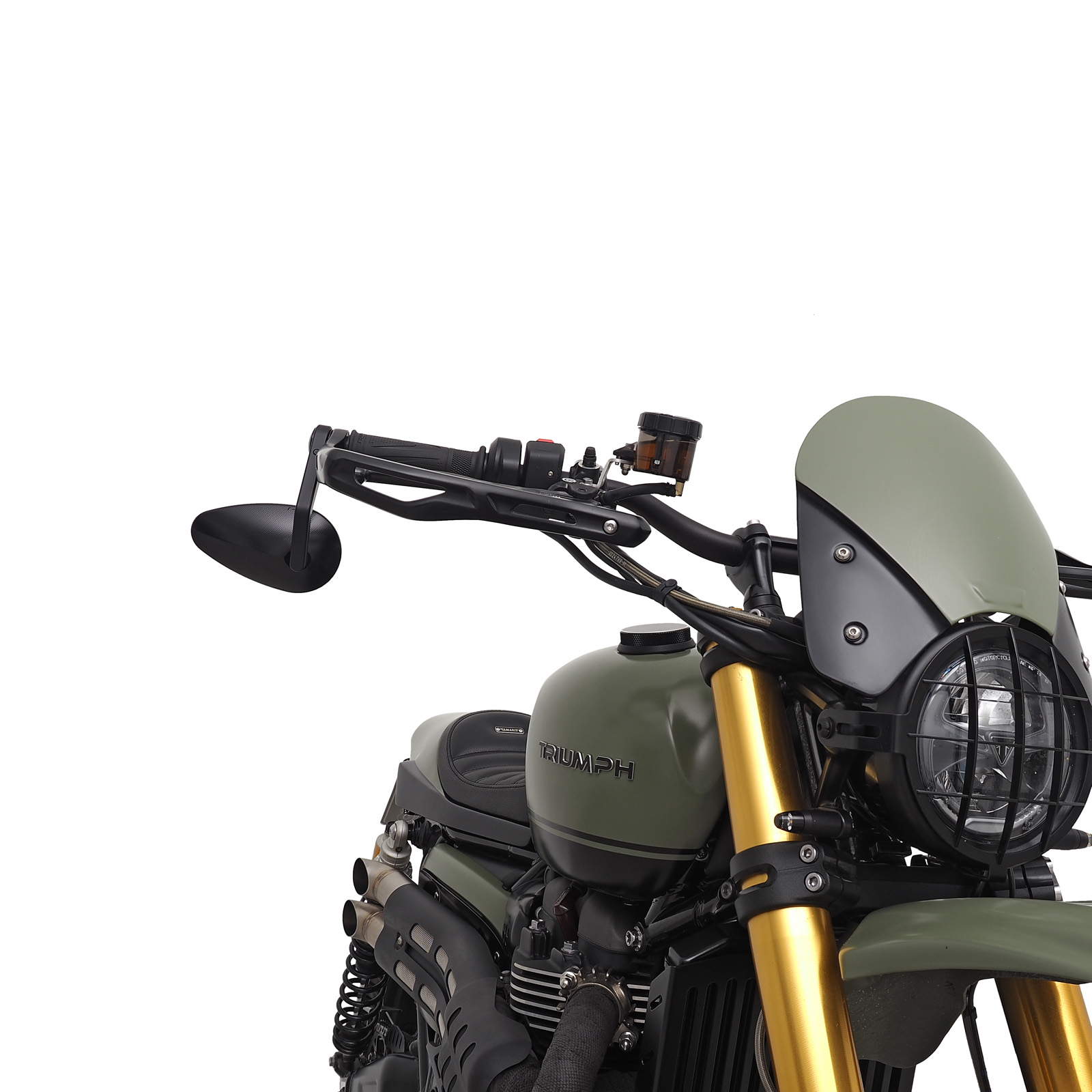 Lenkerenden Spiegel Kit - Scrambler 1200 - Rizoma