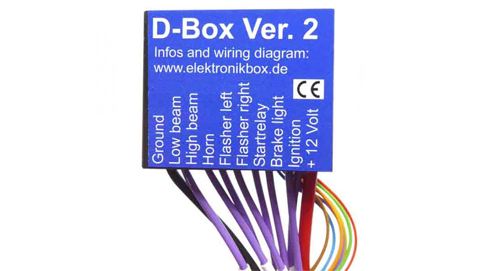 Caja electrónica-D para pulsador