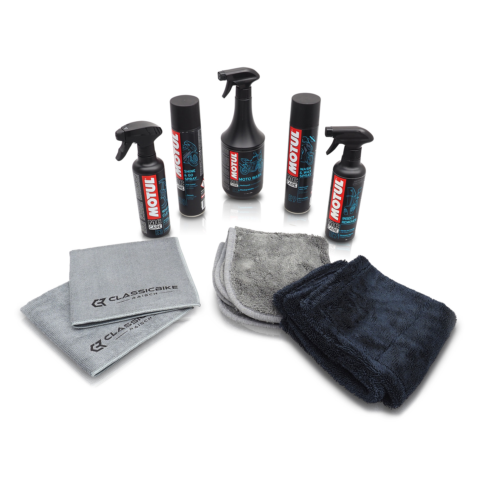 Motul motorcycle care set