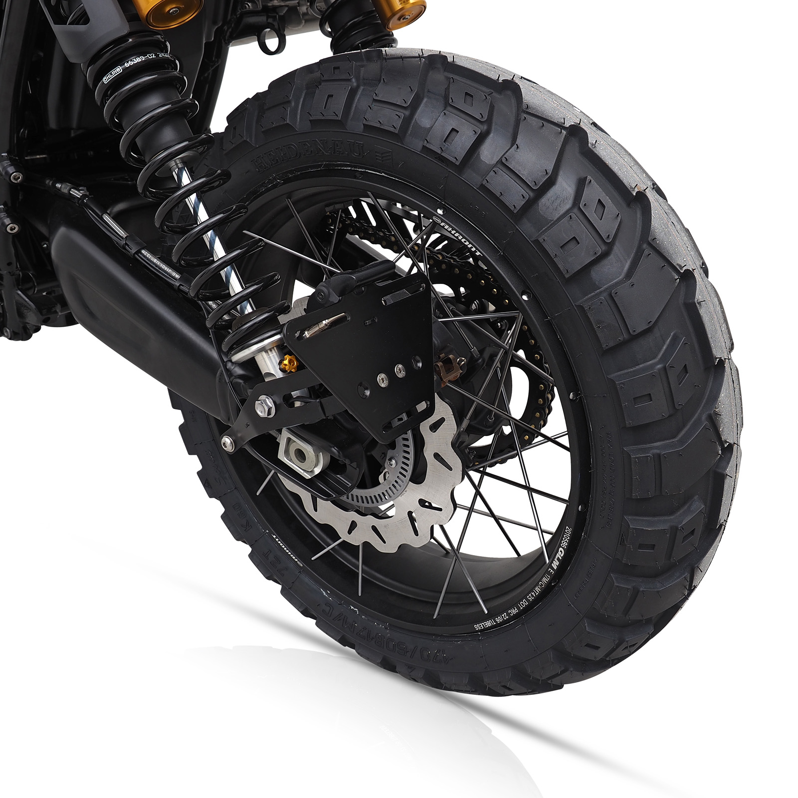 Kit porta matricula lateral - Scrambler 1200