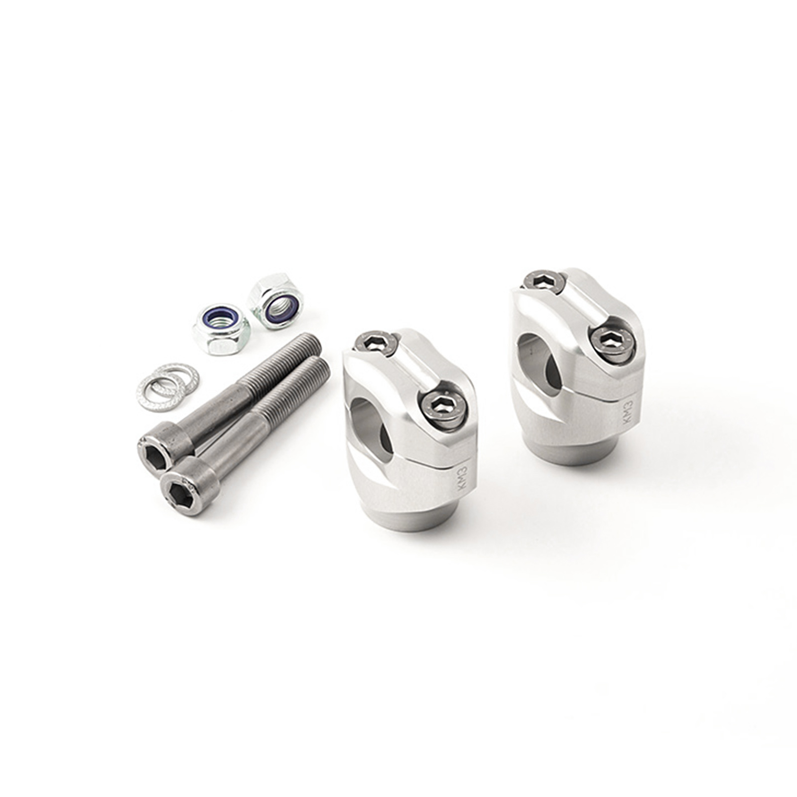 Handlebar clamps CNC 22mm higher