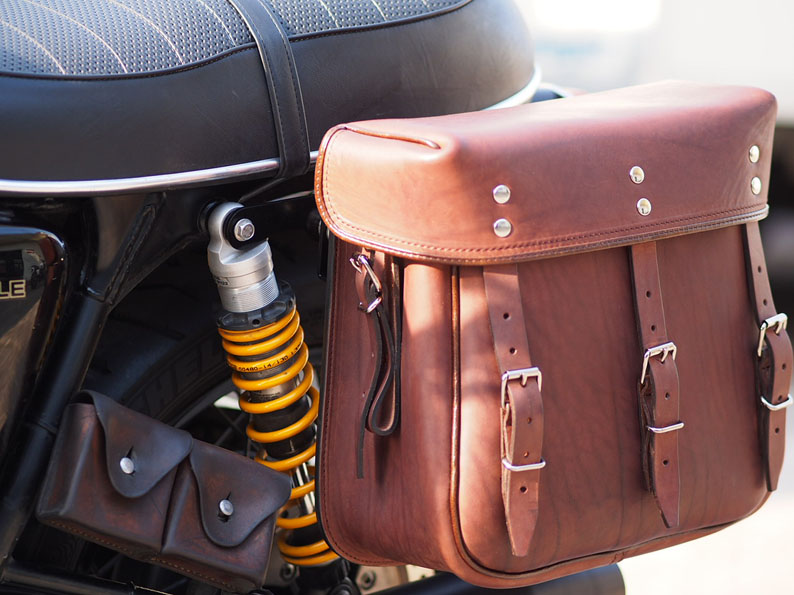 Borsa esterna in pelle Bonneville LC