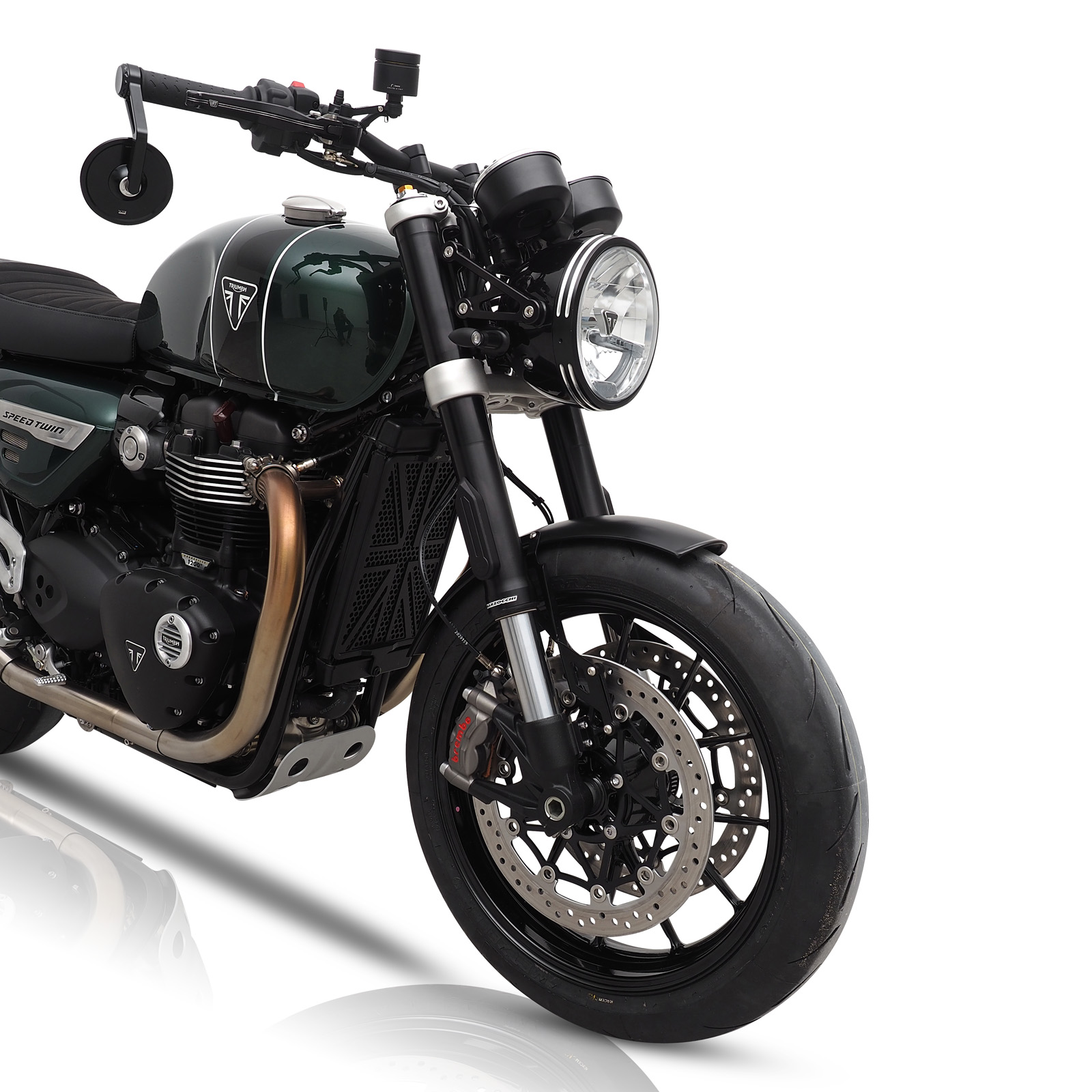 Speed Twin EU5 Cafe Racer aile avant en aluminium