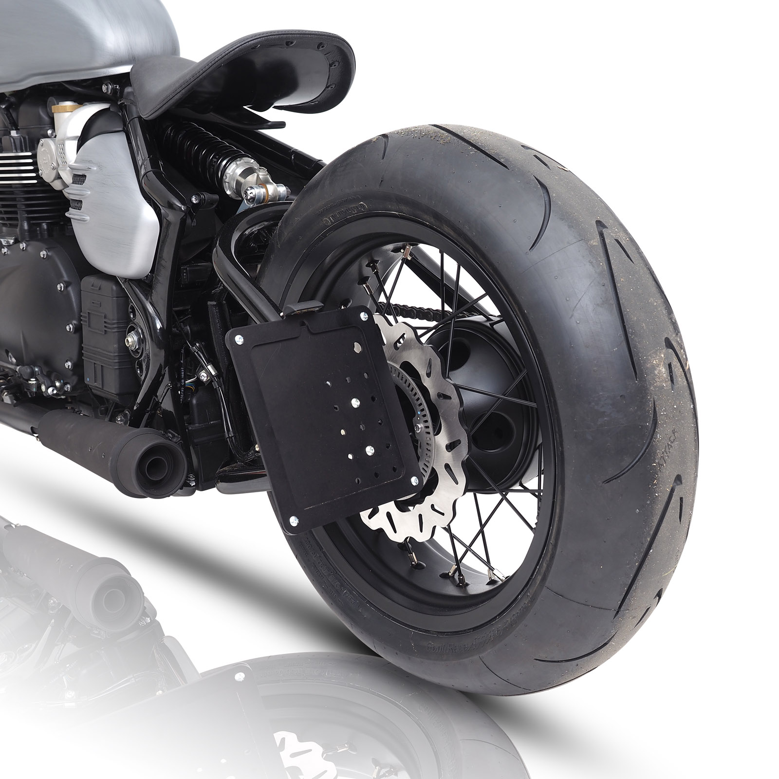 Side Mount Lizenz support Bobber / Speedmaster