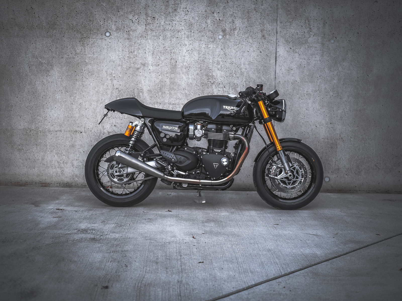 Shark pour Thruxton 1200 &amp; SpeedTwin