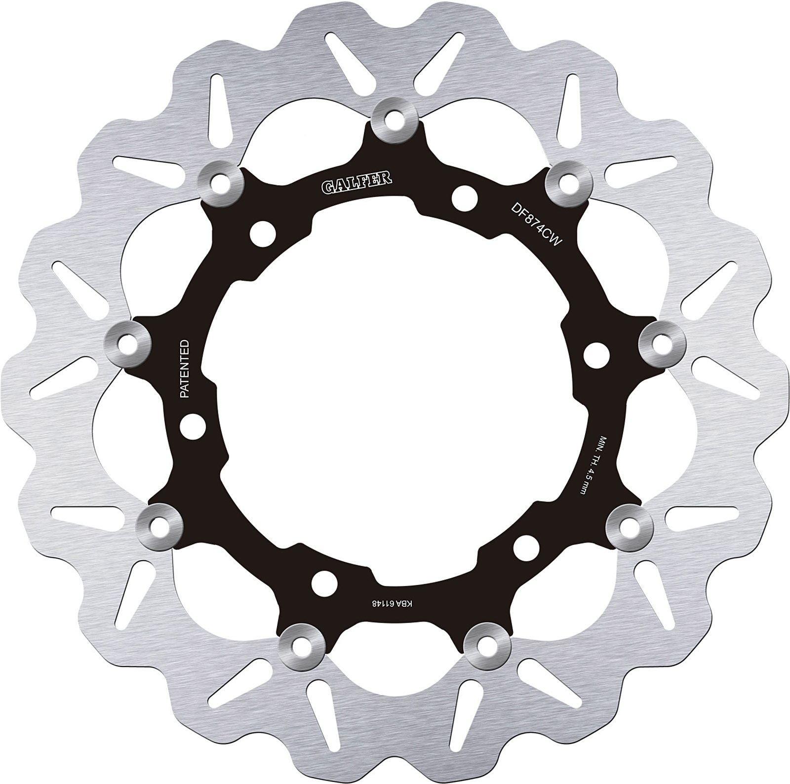 Wave Brake Disc front Alu / LC