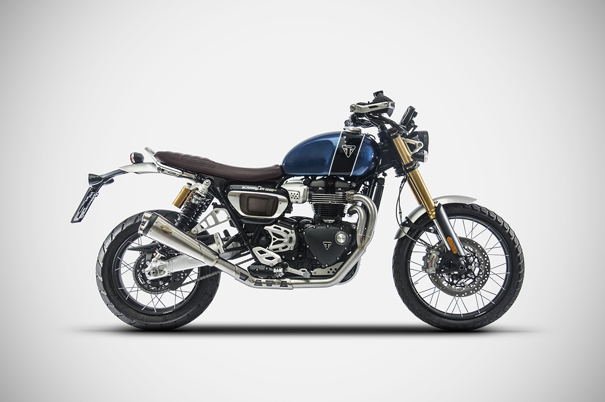 Zard 2-1 Full Kit Sistema de escape Scrambler 1200