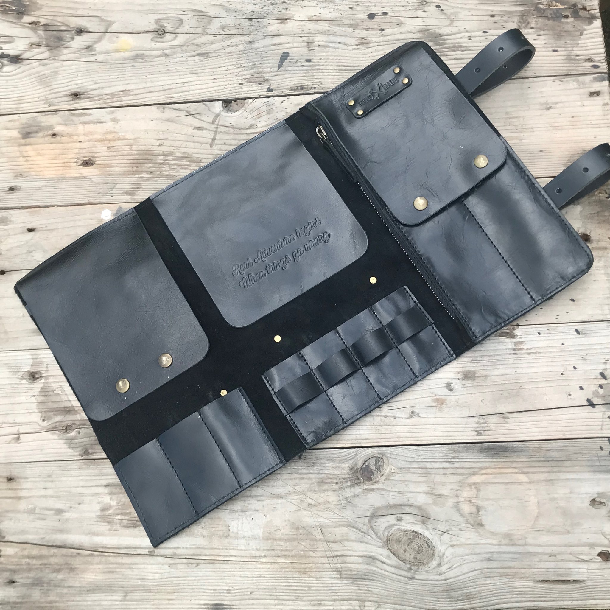 Leg bag genuine leather