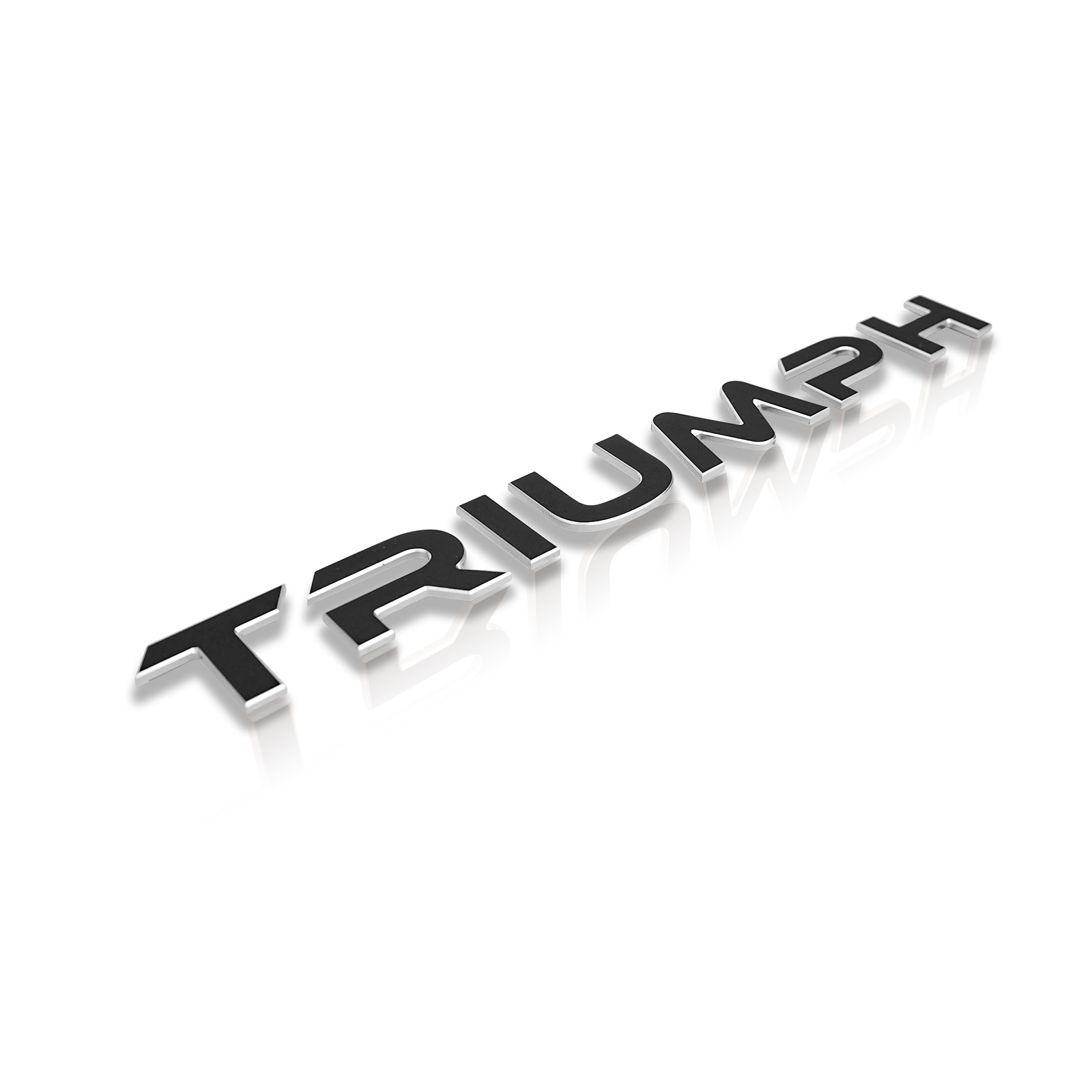 Emblème du réservoir Triumph en aluminium