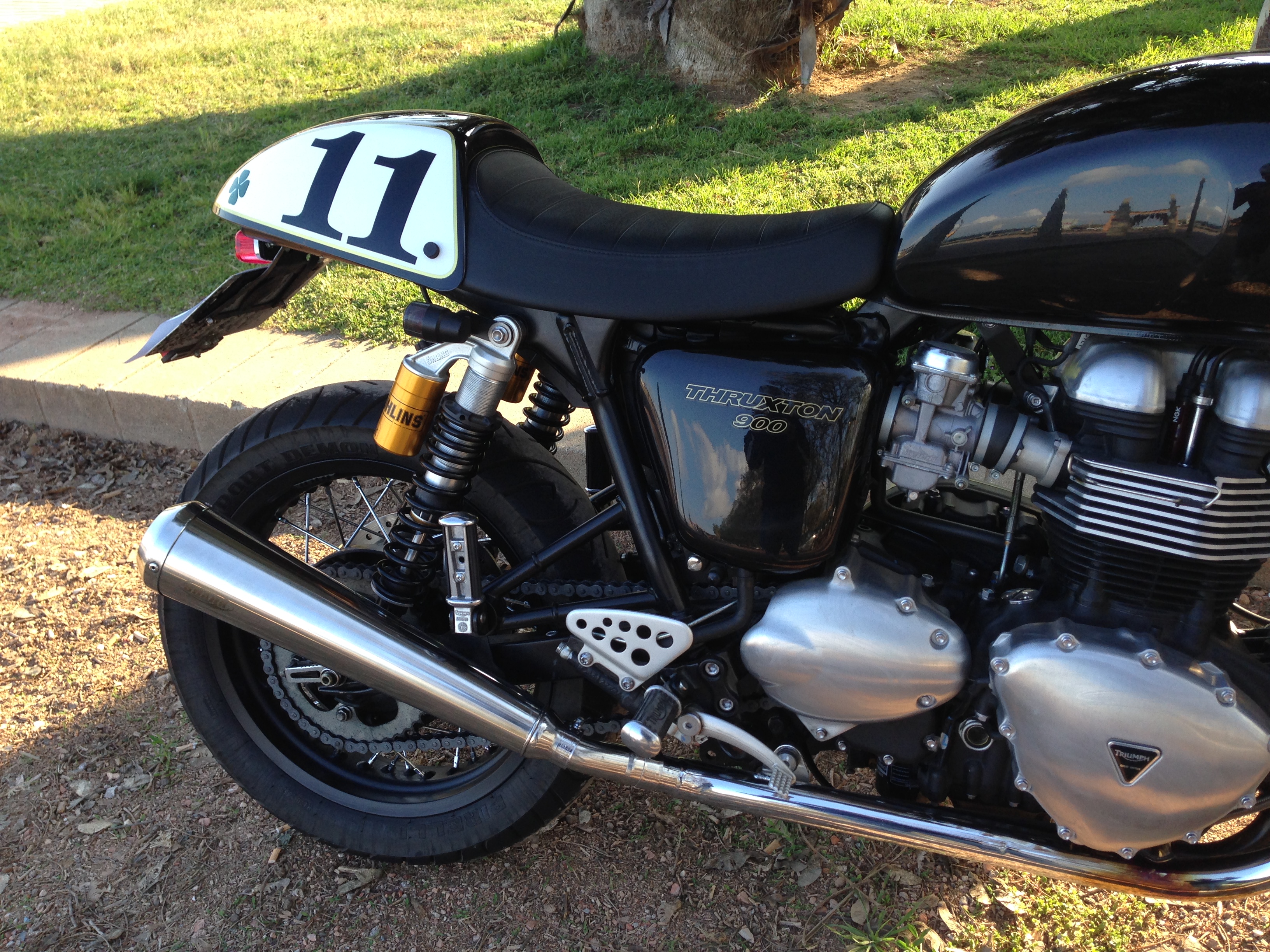 Shark Flat Look pot d'échappement Thruxton