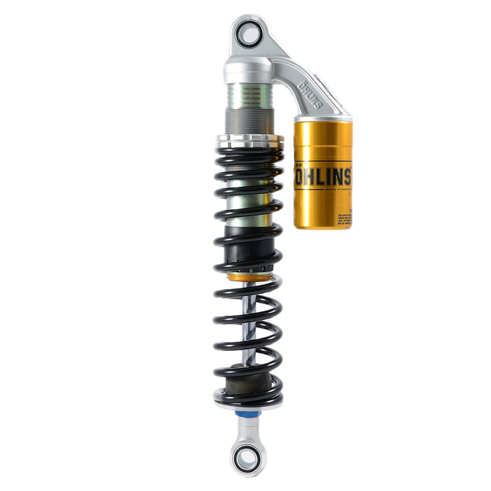 Öhlins shock absorber with compensating tank