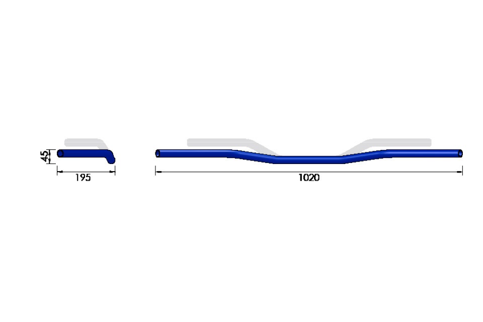 Wide Bar for Bobber & Speedmaster