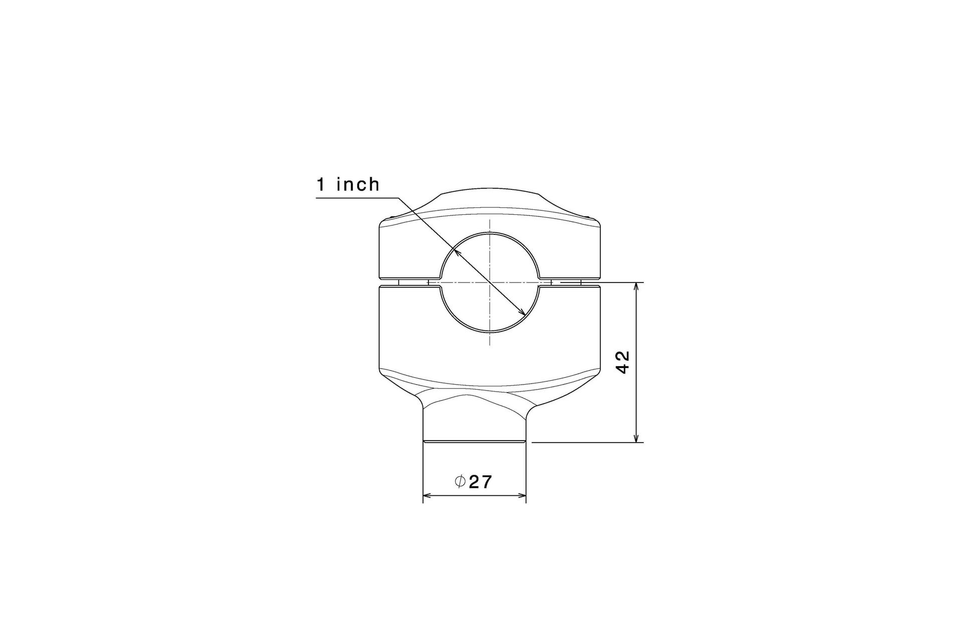 Rizoma Handlebar Riser 1 "