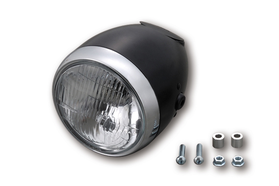 Vintage Headlight Black