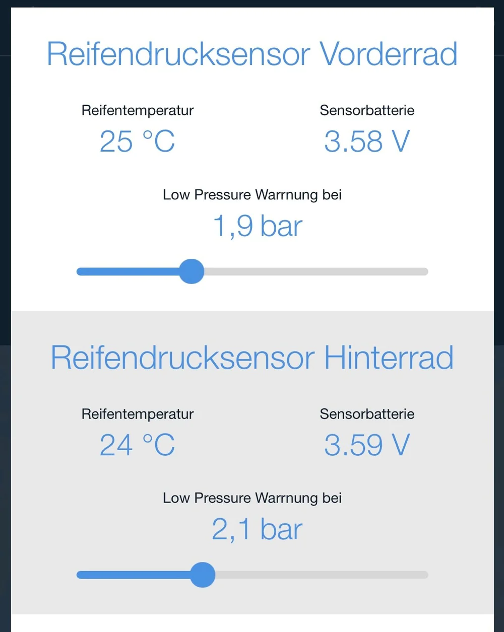 Reifendruck Kontrollsystem