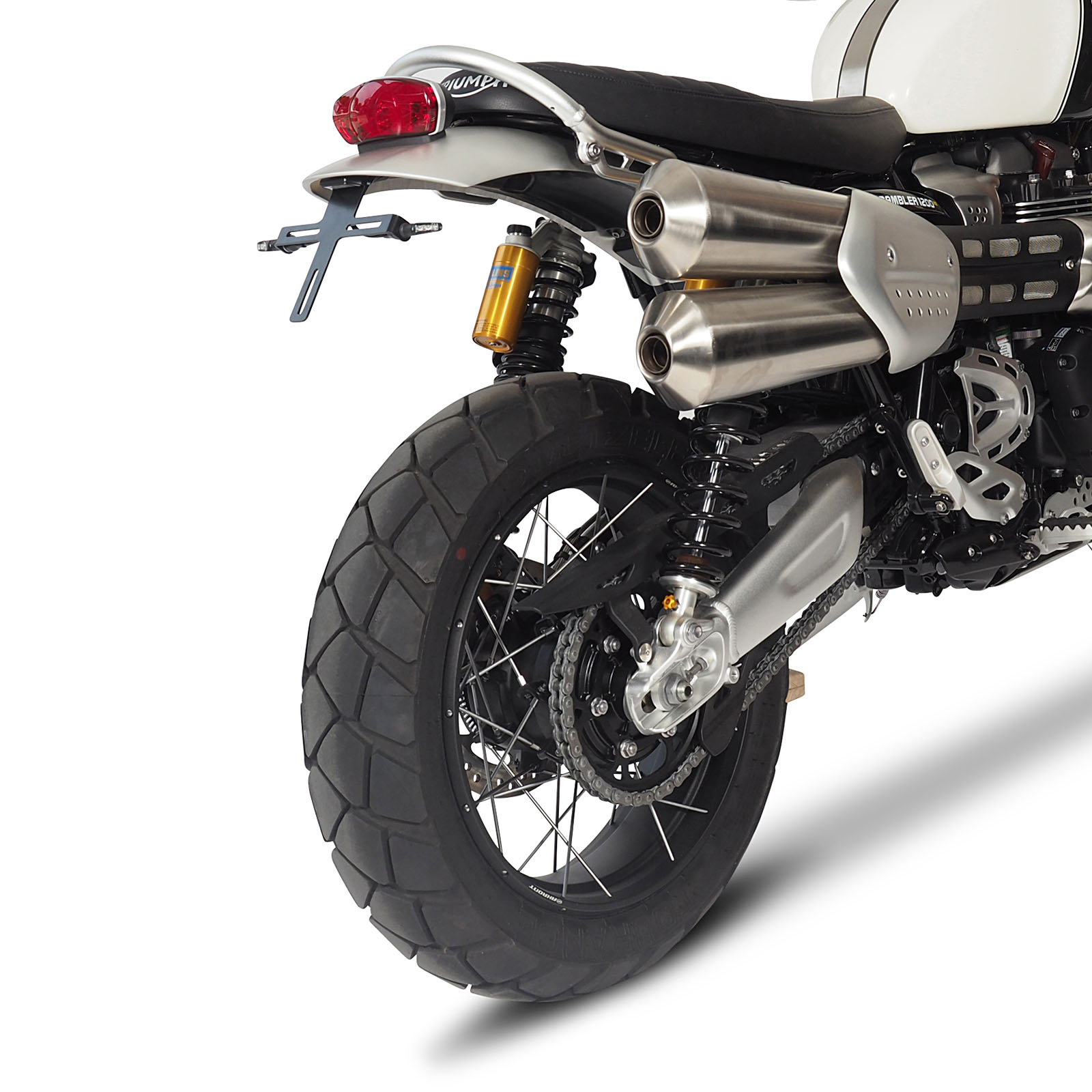 Soporte de la matrícula Short Scrambler 1200