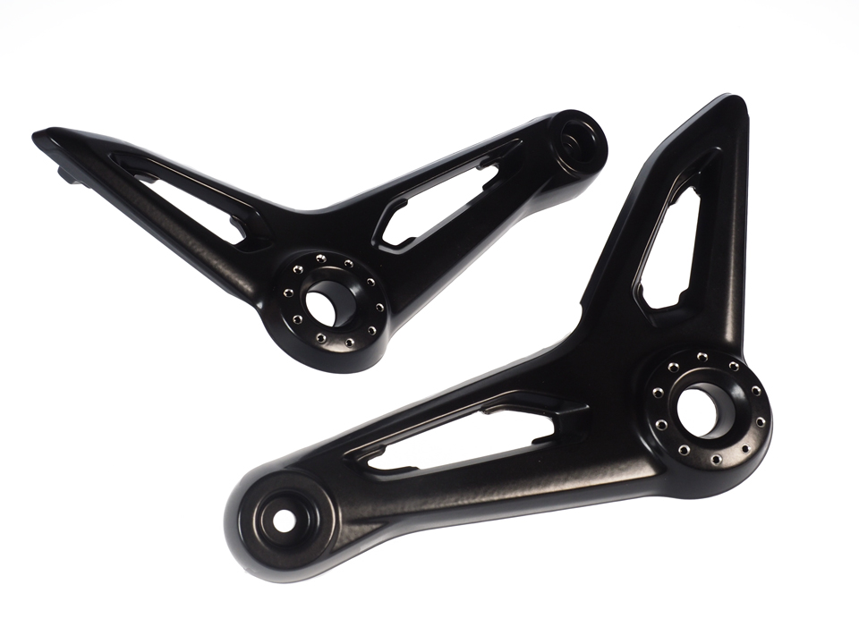 Original frame triangle black powdercoated accents