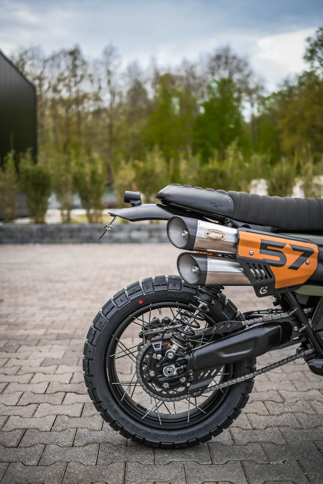 Kennzeichenhalter Short Scrambler 1200