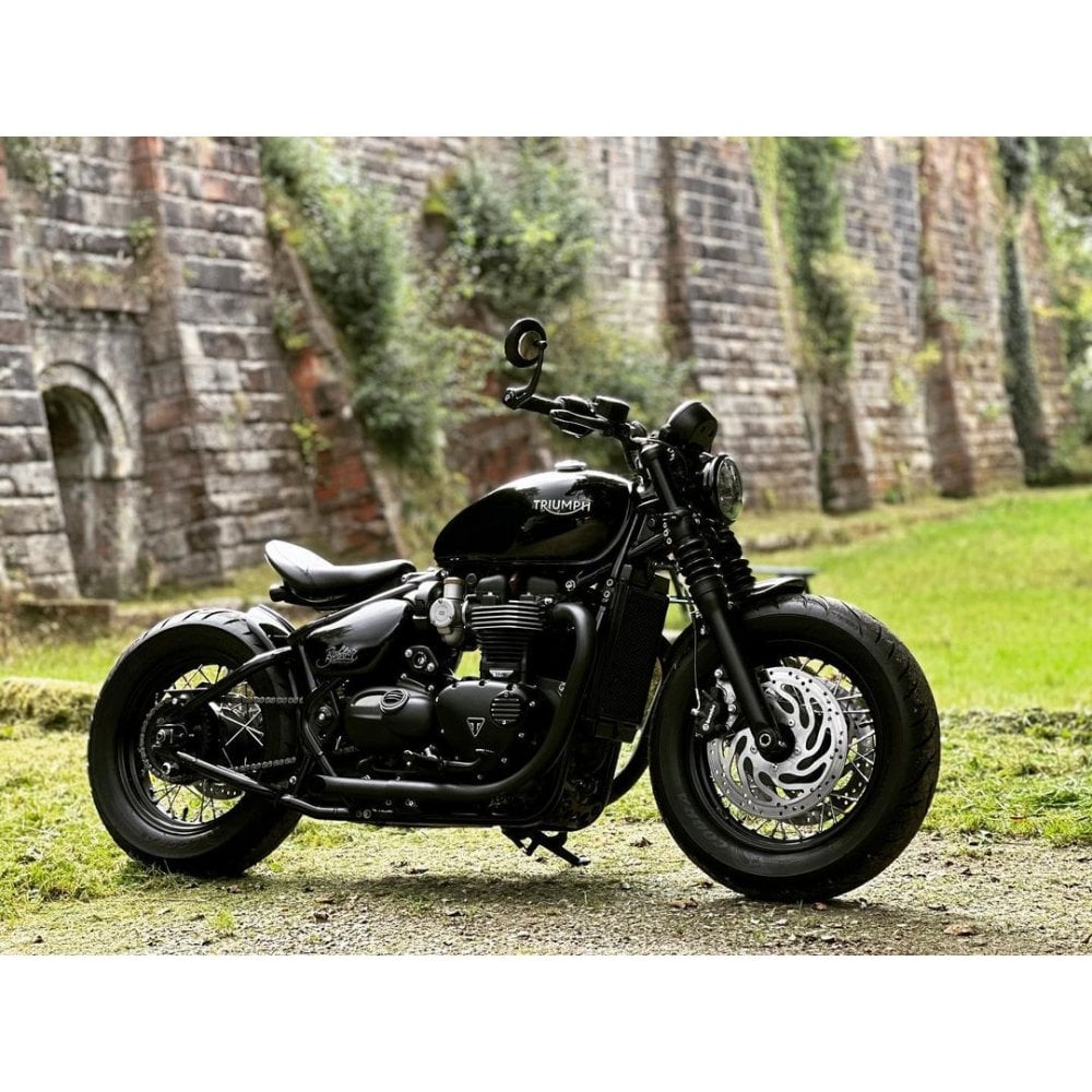 Short Slash Cut Exhaust - Bobber / SpeedM