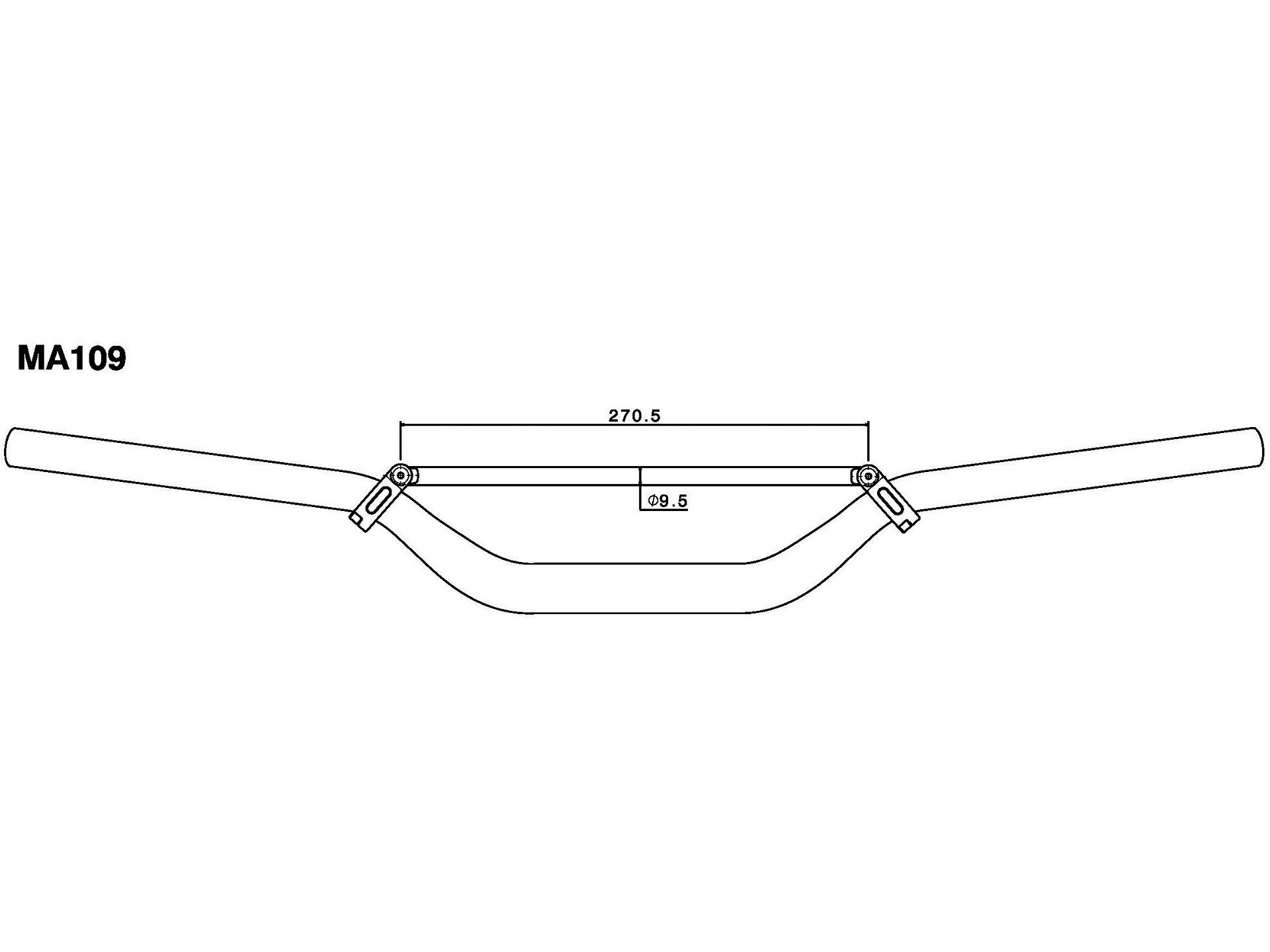 R9T manubrio crossbar OEM manubri