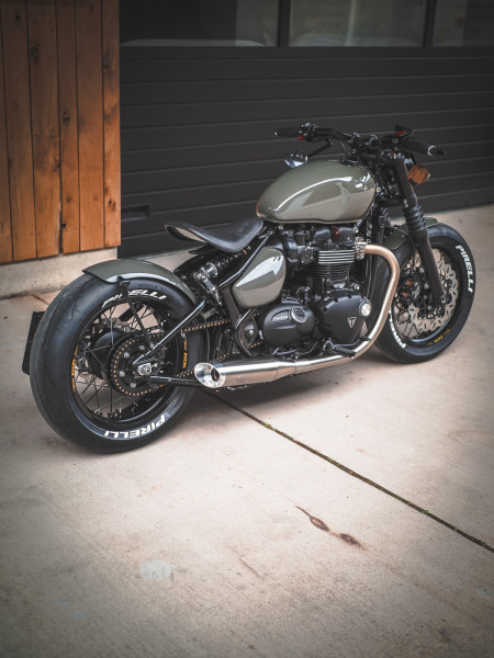 Short Rear Fender Kit Bobber | Mudgards | Bodyparts | Triumph LC / FROM ...